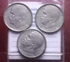 NL* Italy VEIII LOT 3 PIECES 50 CENTESIMI LIONS 1920 1921 1925 STRIPED!!!!