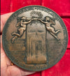 NL* FRANCIA MEDAGLIA BRONZO 1878 ESPOSIZIONE INTERNAZIONALE Champ de Mars mm 85