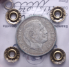 NL* VEIII RE D'ITALIA 1 Lira ARGENTO 1907 AQUILA SABAUDA QSPL Perizia Filisina *