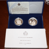 NL* SAN MARINO 5000 + 10000 Argento 1995 AMERIGO VESPUCCI PROOF set zecca