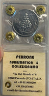 NL* Italia Repubblica 5 LIRE UVA 1947 RRR R3 QFDC/FDC Sigillo Perrone Davide