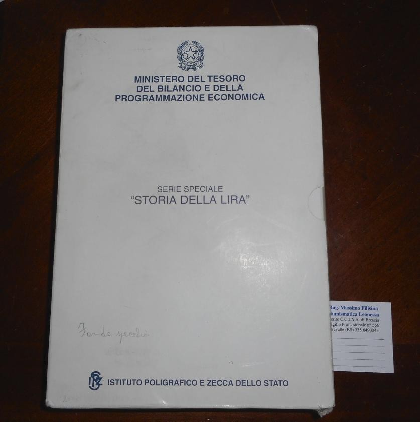 NL* ITALIA TRITTICO ARGENTO STORIA DELLA LIRA 3 Dittici 1999 2000 2001 Proof s