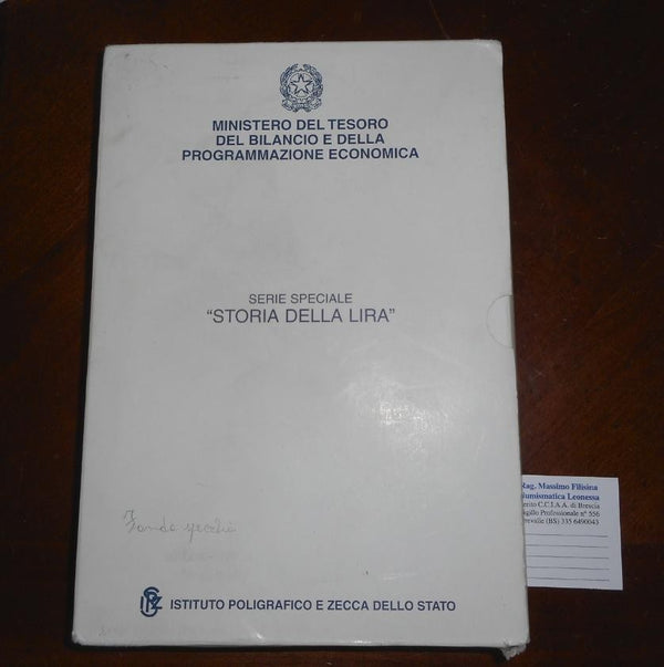 NL* ITALIA TRITTICO ARGENTO STORIA DELLA LIRA 3 Dittici 1999 2000 2001 Proof s