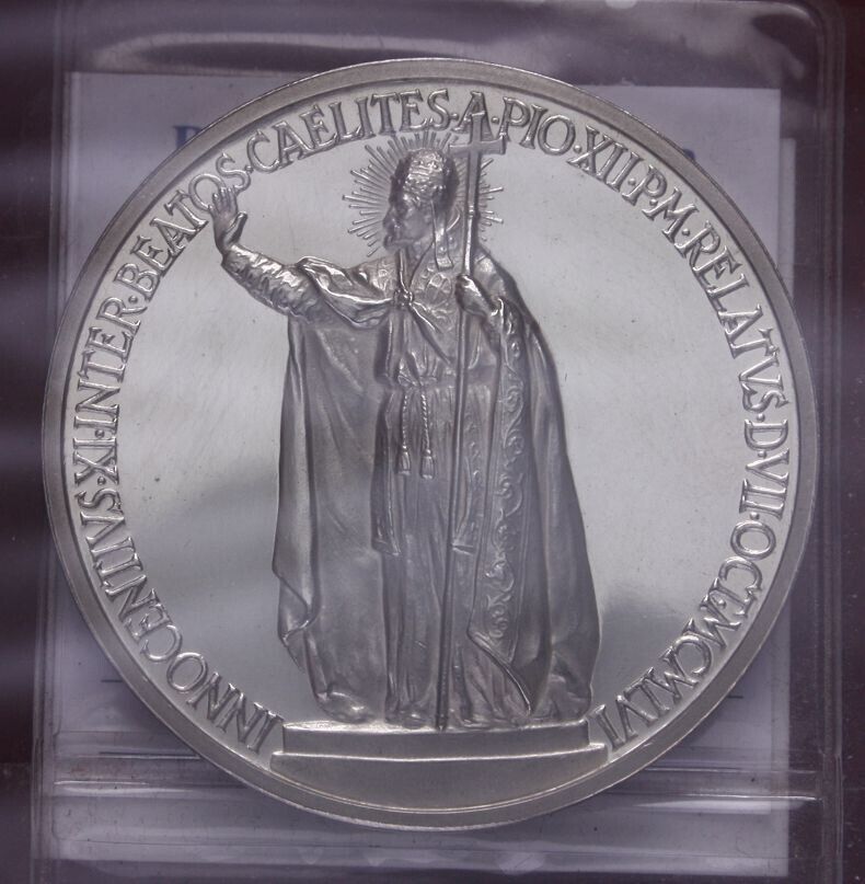EN* ROME PIUS XII Annual Silver Medal 1957 XIX INNOCENT XI