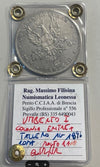 NL* UMBERTO I ERITREA TALLERO 5 Lire Argento 1896 R2 QSPL/SPL Perizia Filisina M