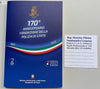 NL* ITALIA 2 EURO 2022 170° ANNIVERSARIO POLIZIA DI STATO FDC set Zecca