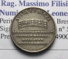 NL* LOMBARDO VENETO Ferdinando I Mezza Lira Argento Incoronazione 1838 Milano