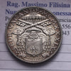 NL* ROMA CITTA' DEL VATICANO SEDE VACANTE 10 Lire Argento 1929 super con patina