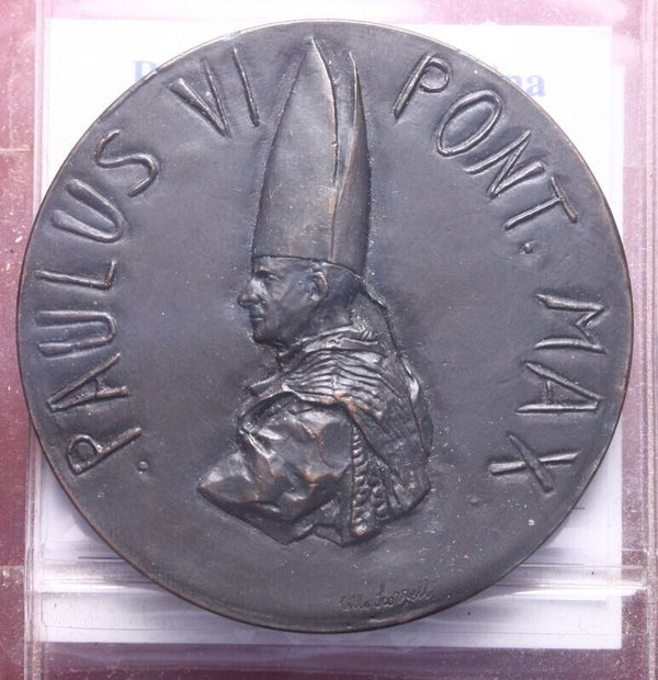 NL* ROME Vatican POPE PAUL VI Bronze Medal 1963 ECUMENICAL COUNCIL II SESSION FDC