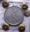 NL* Italia Repubblica 50 LIRE VULCANO 1954 SPL/qFDC Perizia Manfredini Paolo