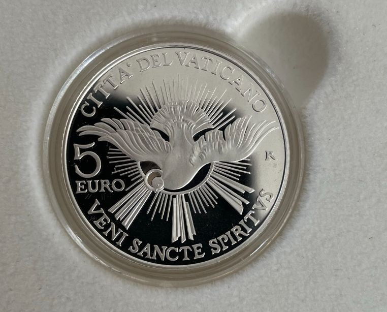 NL* ROMA CITTA' del VATICANO SEDE VACANTE 5 Euro Argento 2013 PROOF SET ZECCA