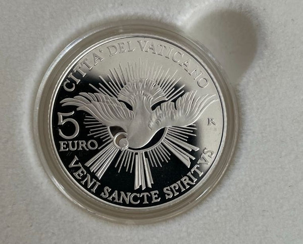 NL* ROMA CITTA' del VATICANO SEDE VACANTE 5 Euro Argento 2013 PROOF SET ZECCA