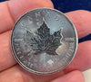NL* CANADA 5 Dollari argento 2017 ONCIA ARGENTO PURO Foglia Acero Maple leaf OZ