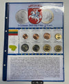 NL* LITUANIA EURO COINS SET 2015 2 / 1 EURO 50/20-10-5-2-1 Centesimi FDC B.UNC