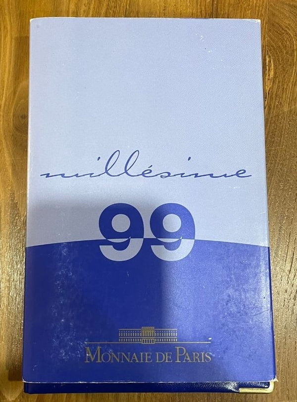 NL* FRANCIA Monnaie de Paris Coffret 1999 8 Valori IN EURO FONDO SPECCHIO PROOF