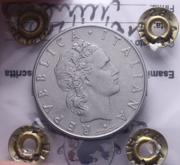 NL* ITALIA Repubblica 50 LIRE VULCANO 1961 SPL+ Perizia Filisina Massimo