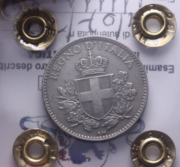 NL* VEIII Italia 20 CENTESIMI ESAGONO 1918 QSPL Perizia Filisina Massimo