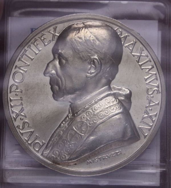 NL* ROME PIUS XII Annual Silver Medal 1952 XIV ST. PETER'S TOMB RR