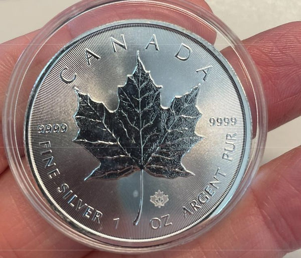 NL* CANADA 5 Dollari Argento 2014 ONCIA ARGENTO PURO Foglia Acero Maple leaf OZ