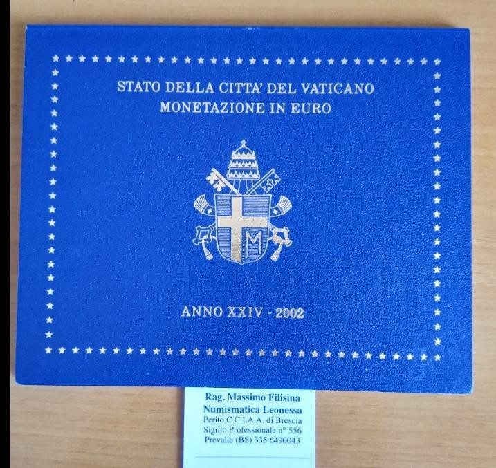 NL* CITTA'  Vaticano Papa GIOVANNI PAOLO II 2002 Divisionale 8 Valori FDC set