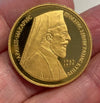 NL* CIPRO CYPRUS 50 Pounds Gold 50 Sterline oro 1977 MAKARIOS PROOF RARA