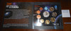 NL* SAN MARINO Divisionale 2009 con 5 euro ARGENTO ANNO ASTRONOMIA FDC set