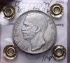 NL* VEIII 10 LIRE SILVER CHARIOT 1929 * VERY RARE R2 QVF/VF Expert evaluation by Filisina M.