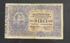 NL* UMBERTO I banconota BIGLIETTO DI STATO da 10 LIRE 10 APRILE 1915 1277