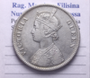 NL* INDIA BRITANNICA REGINA VITTORIA 1 Rupia ONE RUPEE 1862 come da foto