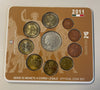 NL* ITALIA Divisionale 2011 9 Valori + 5 Euro Argento UNITA' D'ITALIA FDC NO AST