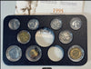 NL* ITALIA Divisionale 1995 9 VALORI senza monete in Argento - PROOF