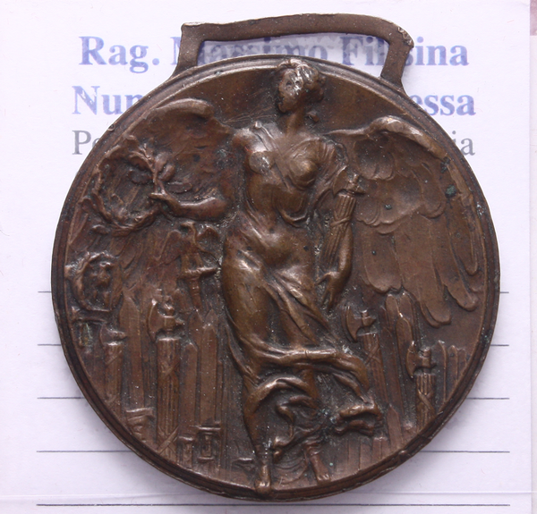 NL* ITALIA Medaglia Bronzo MARCIA SU ROMA 1922 Lorioli Castelli