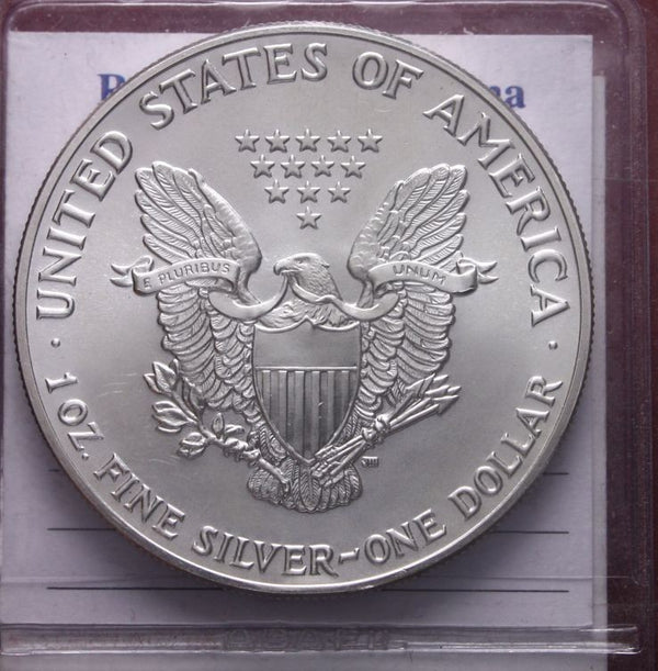 NL* STATI UNITI 1 DOLLARO ARGENTO 1989 1 ONCIA OZ ARGENTO PURO Liberty Walking