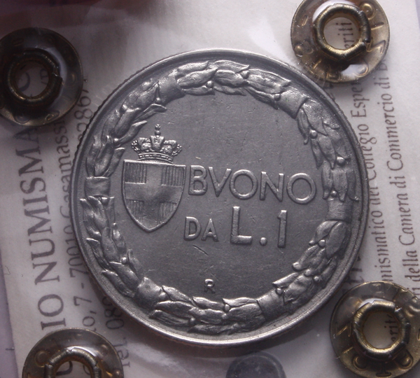 NL* VEIII ITALIA BUONO 1 LIRA 1924 ITALIA SEDUTA q.FDC Perizia Straziota Michele