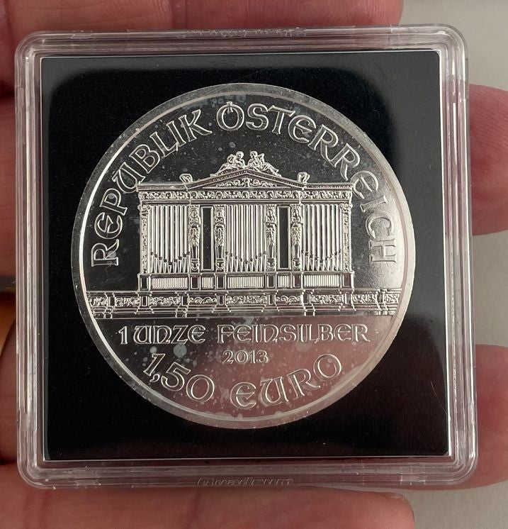 NL* AUSTRIA 2013 1 ONCIA ARGENTO PURO 1 OZ PURE SILVER Filarmonica FDC