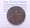 NL* VEII RE D'ITALIA 5 CENTESIMI RAME 1861 MILANO eccellente conservazione