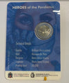 NL*MALTA 2 EURO 2021 HEROES OF THE  PANDEMIC rara FDC/ BRILLIANT UNC set NA