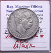 NL* UMBERTO I 2 LIRE ARGENTO 1897 VARIANTE FER * RARISSIMA BB/QSPL Filisina M