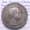 NL* VEIII Italia 2 LIRE ARGENT0 1910 QUADRIGA VELOCE RARA eccellente con patina