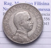 NL* VEIII Italia 2 LIRE ARGENT0 1912 QUADRIGA VELOCE eccellente con patina