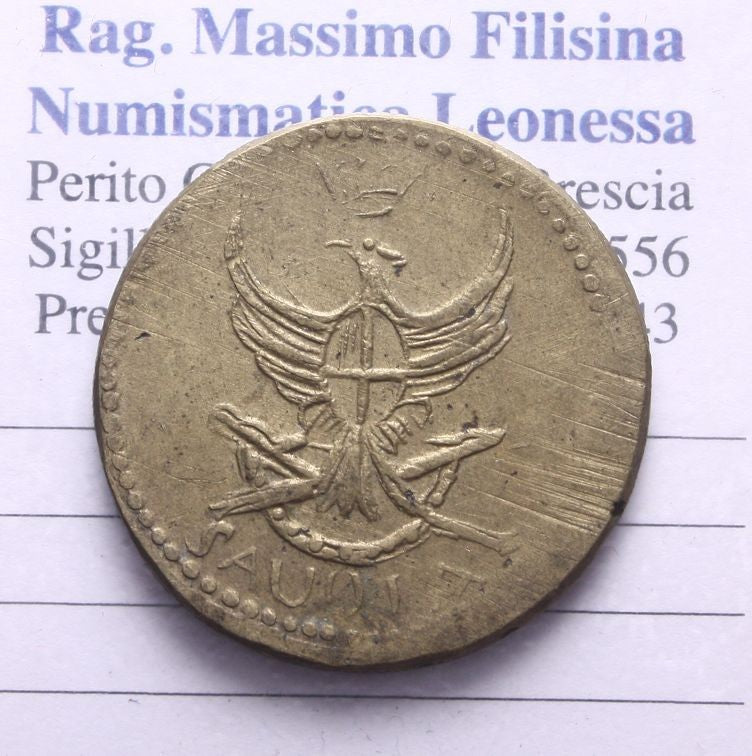 NL*  SAVOIA PESO MONETALE DA 1 DOPPIA IN ORO da grammi 9.12 come da foto