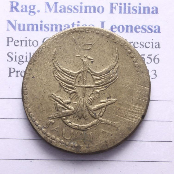 NL*  SAVOIA PESO MONETALE DA 1 DOPPIA IN ORO da grammi 9.12 come da foto
