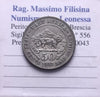 NL* EAST AFRICA RE GIORGIO VI 50 CENTS Argento 1937 Eccellente Conservazione