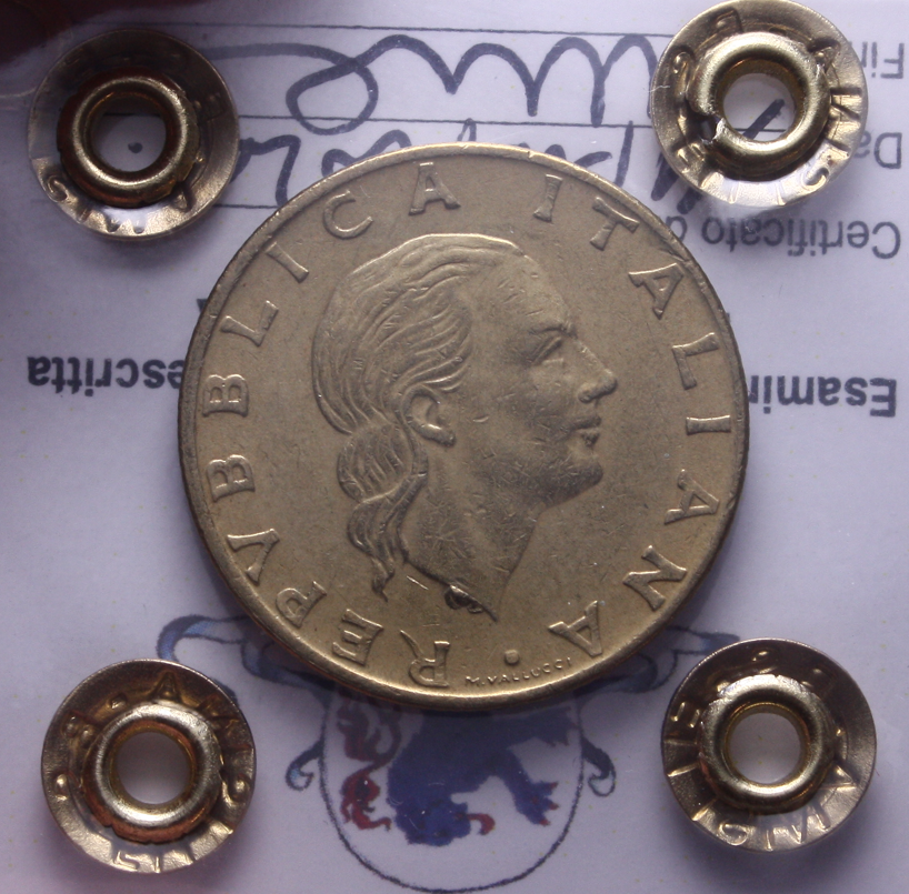 NL* Italia 200 LIRE 1978 MEZZALUNA SOTTO IL COLLO RARA BB/SPL Perizia Filisina