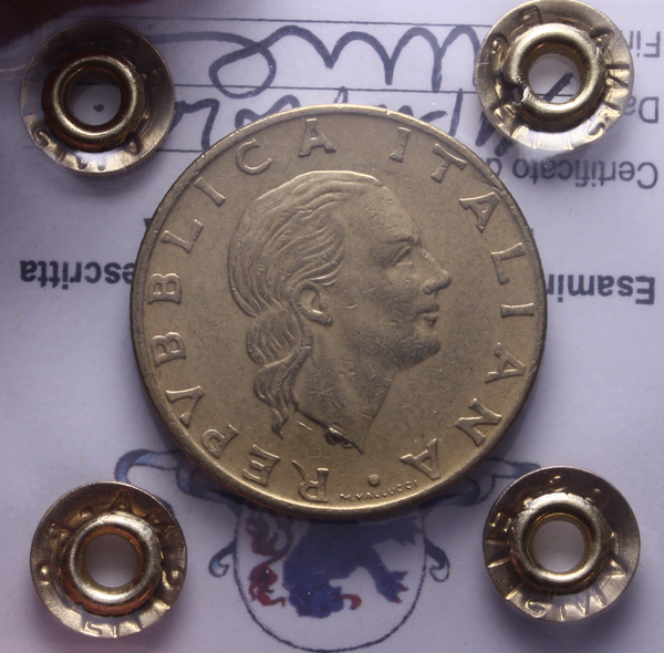 NL* Italia 200 LIRE 1978 MEZZALUNA SOTTO IL COLLO RARA BB/SPL Perizia Filisina