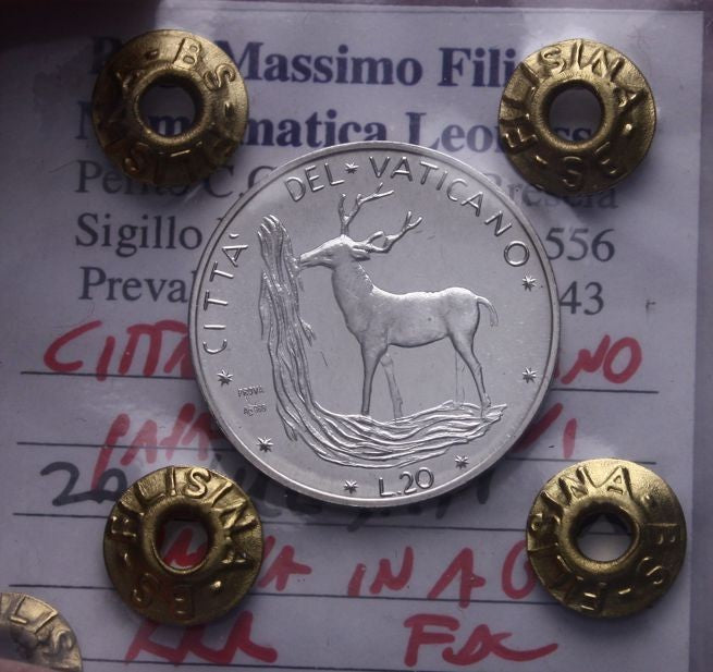 NL* ROMA PAOLO VI SERIE 8 PROVE Pattern IN ARGENTO 1971 IX 8 Valori FDC Perizia