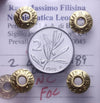 NL* ITALIA Repubblica 2 LIRE ULIVO 1989 NC FDC Perizia Filisina Massimo