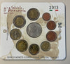NL* ITALY Divisional 2013 10 EURO Values with 5 EURO AG D'ANNUNZIO FDC no case