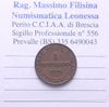 NL* TOSCANA VITTORIO EMANUELE II RE ELETTO 1 CENTESIMO Rame 1859 come da foto