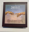 NL* VATICANO FRANCESCO 20 EURO Rame 2023 ARTE e FEDE LA CREAZIONE DELL'UOMO FDC